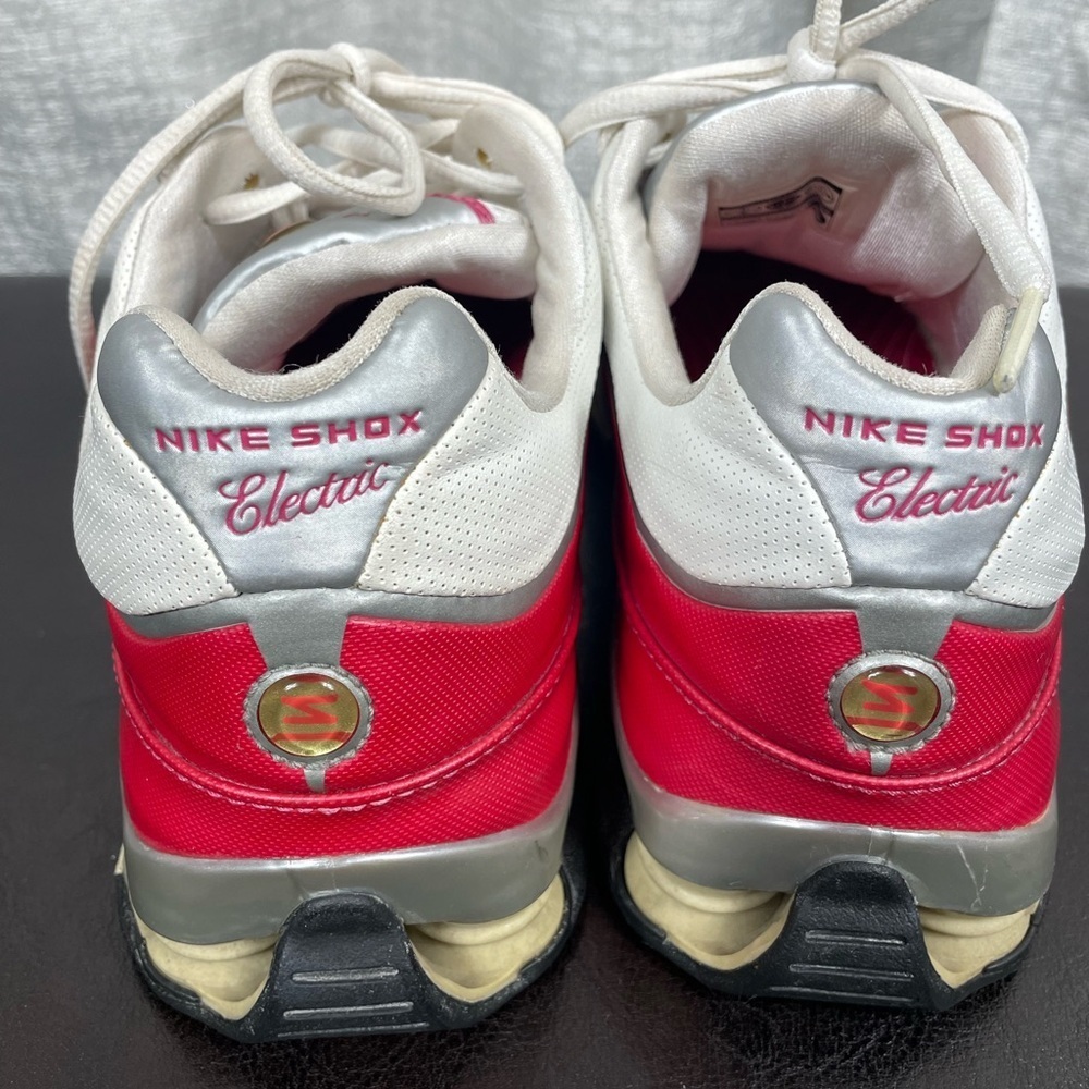 Nike Shox R4 Women’s Training Shoes – White/Red/Silver size 9.5 - Picture 6 of 8